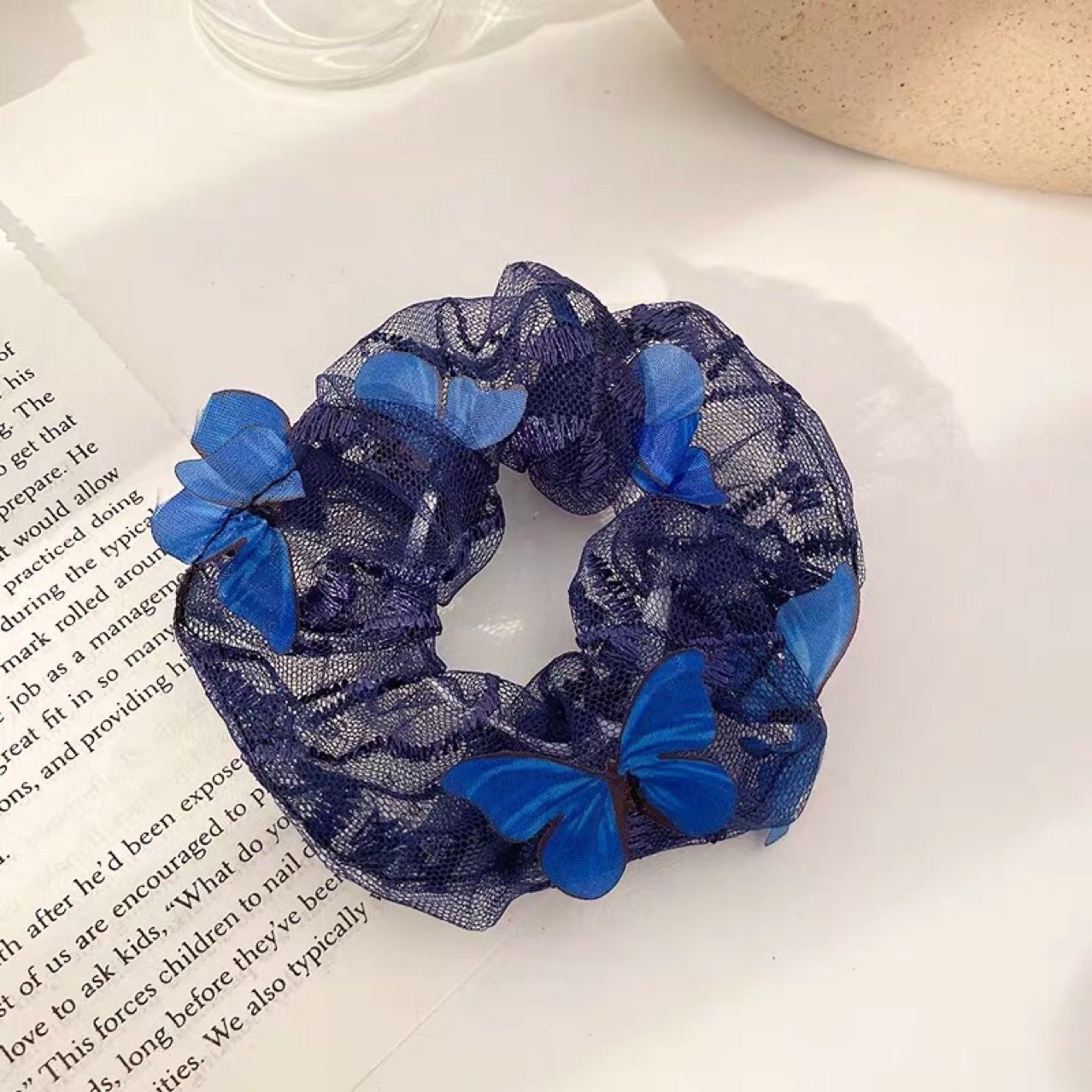 Women's Mesh Pig Intestine Ring Butterfly Hair Accessories - 𝓢𝓱𝓸𝓹𝓵𝓮𝓬𝔂