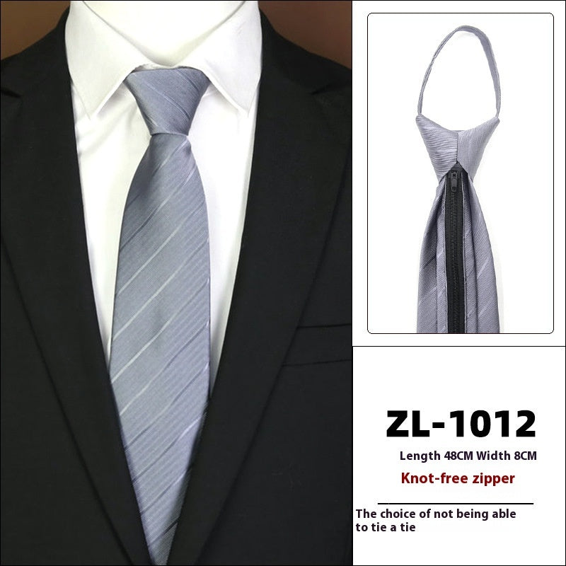 Men's Formal Wear Business Zipper Tie-free - 𝓢𝓱𝓸𝓹𝓵𝓮𝓬𝔂
