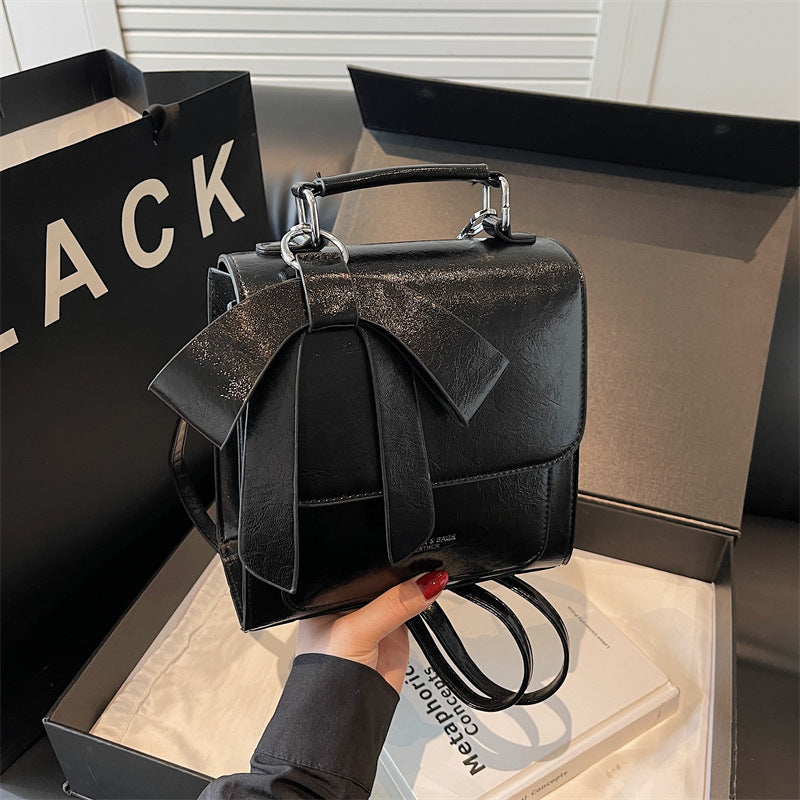 Bow Backpack Female Fashion Minority Design - 𝓢𝓱𝓸𝓹𝓵𝓮𝓬𝔂