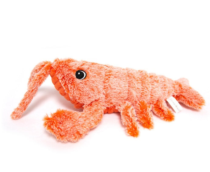 Pet Toys Electric Jumping Shrimp USB Charging Simulation Lobster Funny Cat Plush Pets Toy - 𝓢𝓱𝓸𝓹𝓵𝓮𝓬𝔂