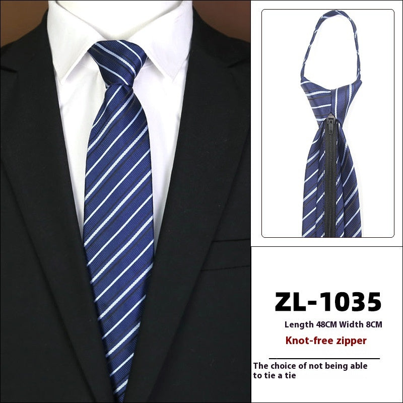 Men's Formal Wear Business Zipper Tie-free - 𝓢𝓱𝓸𝓹𝓵𝓮𝓬𝔂