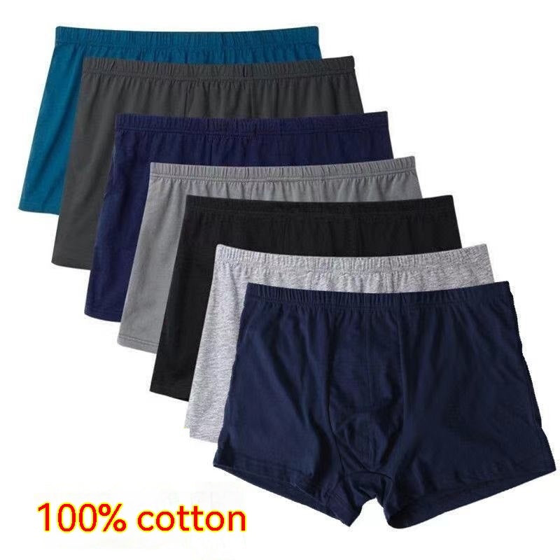 Men's Boxer Mid Waist Underwear Middle-aged And Elderly Cotton Shorts - 𝓢𝓱𝓸𝓹𝓵𝓮𝓬𝔂