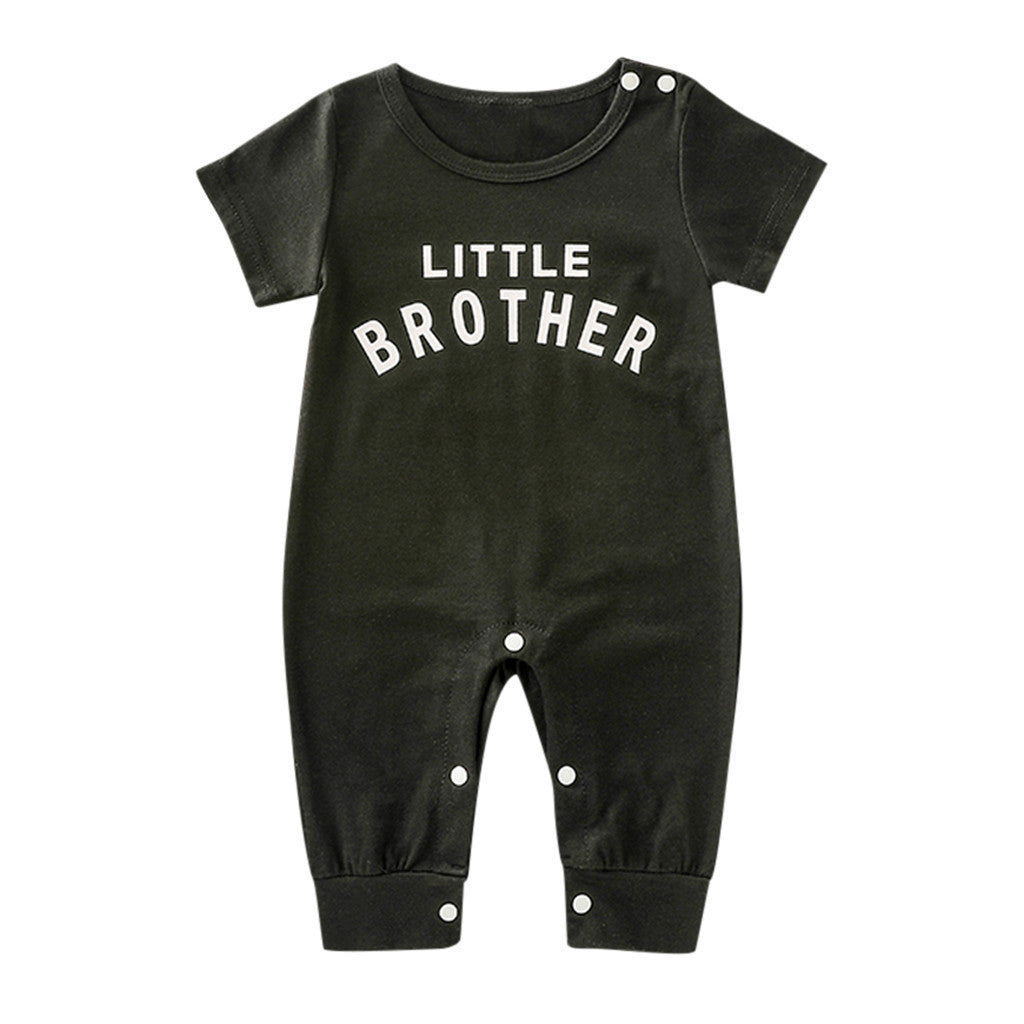 Male Alphabet Long Sleeved Romper Newborn Baby Jumpsuit Female Baby Casual Romper - 𝓢𝓱𝓸𝓹𝓵𝓮𝓬𝔂