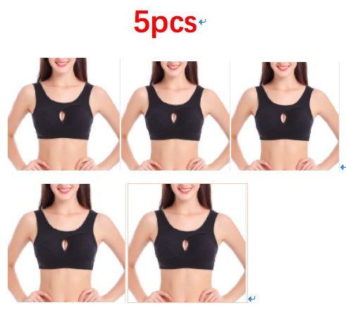 Plus Size Women Bra Ladies Cotton Quake-Proof Underwear Sleep Tops No Buckles Non Wire Lingerie With Removable Padded - 𝓢𝓱𝓸𝓹𝓵𝓮𝓬𝔂