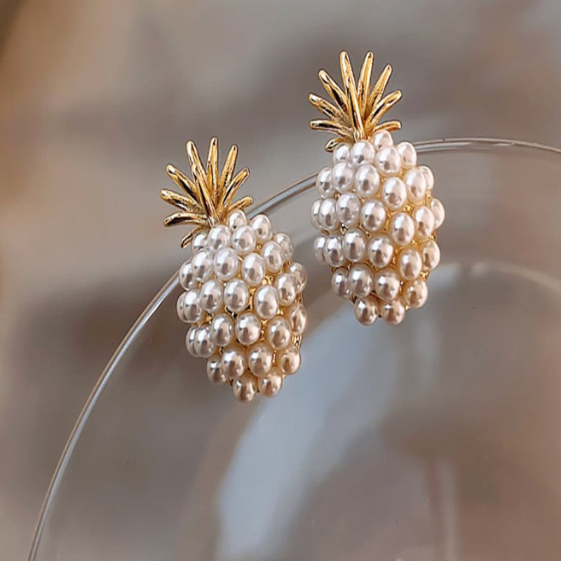 Pineapple Starfish Pearl Earrings - 𝓢𝓱𝓸𝓹𝓵𝓮𝓬𝔂