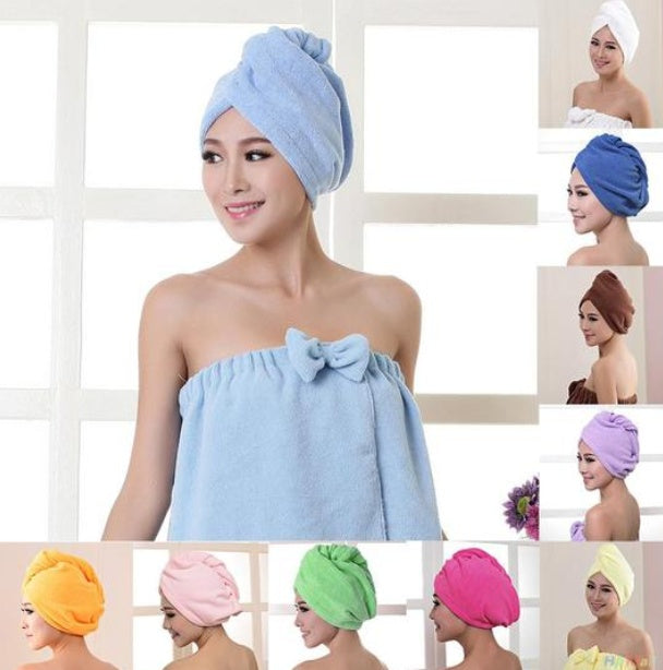 Women's Hair Dryer Cap, Absorbent Dry Hair Towel - 𝓢𝓱𝓸𝓹𝓵𝓮𝓬𝔂