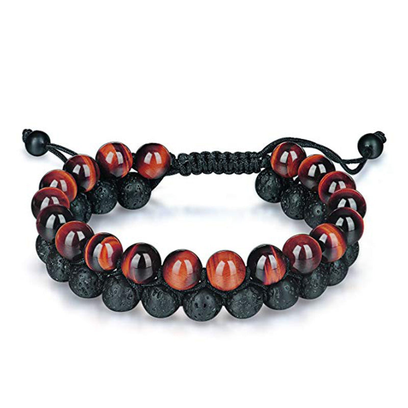 Tiger Eye Couple Bracelets Matte Black Agate Beads Bracelet - 𝓢𝓱𝓸𝓹𝓵𝓮𝓬𝔂