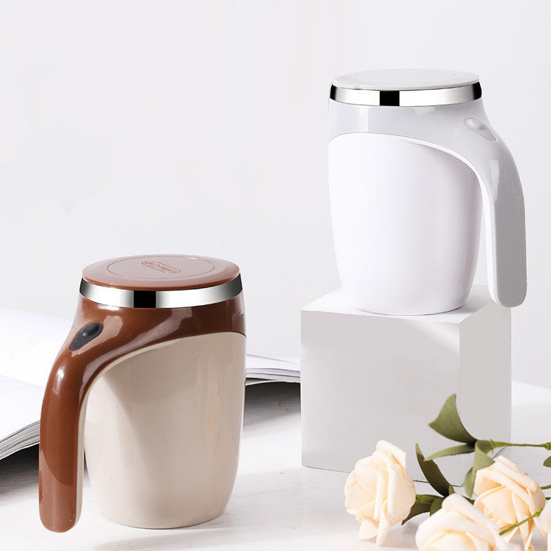Rechargeable Model Automatic Stirring Cup Coffee Cup High Value Electric Stirring Cup Lazy Milkshake Rotating Magnetic Water Cup - 𝓢𝓱𝓸𝓹𝓵𝓮𝓬𝔂