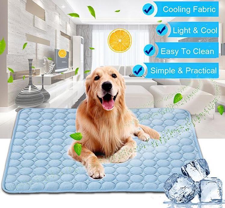 Pet Dog Cat Ice Silk Cold Nest Pad For Cooling In Summer - 𝓢𝓱𝓸𝓹𝓵𝓮𝓬𝔂