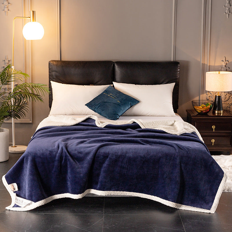Double fleece blanket fleece blanket thick fleece blanket - 𝓢𝓱𝓸𝓹𝓵𝓮𝓬𝔂