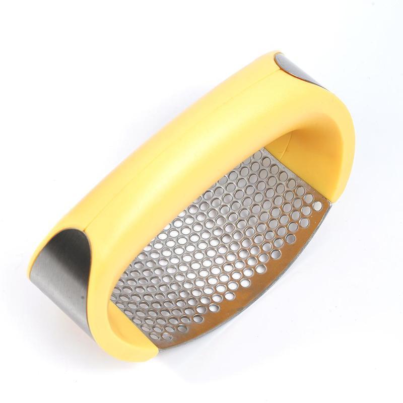 Stainless Steel Garlic Masher Garlic Press Household Manual Curve Fruit Vegetable Tools Kitchen Gadgets - 𝓢𝓱𝓸𝓹𝓵𝓮𝓬𝔂