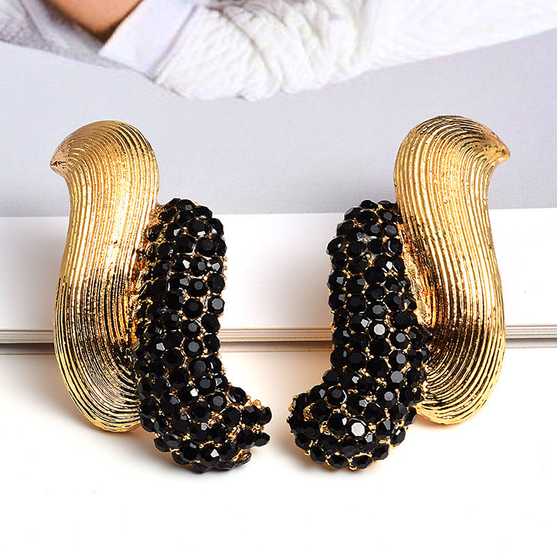 European And American Style Trendy Earrings Diamond - 𝓢𝓱𝓸𝓹𝓵𝓮𝓬𝔂