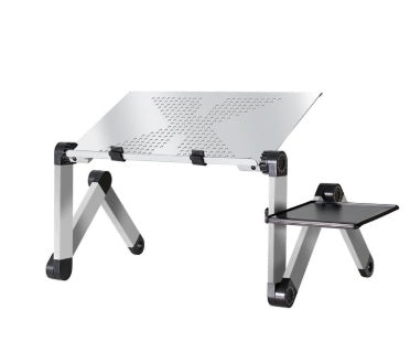 Laptop Table Stand With Adjustable Folding Ergonomic Design Stand Notebook Desk For Ultrabook Netbook Or Tablet With Mouse Pad - 𝓢𝓱𝓸𝓹𝓵𝓮𝓬𝔂