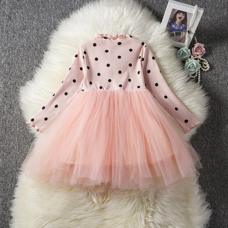 Baby Girls Spring Winter Long Sleeve Tutu Lace Dresses Infantil Newborn 1st Birthday Party Clothes Christening Gown Casual Wear - 𝓢𝓱𝓸𝓹𝓵𝓮𝓬𝔂