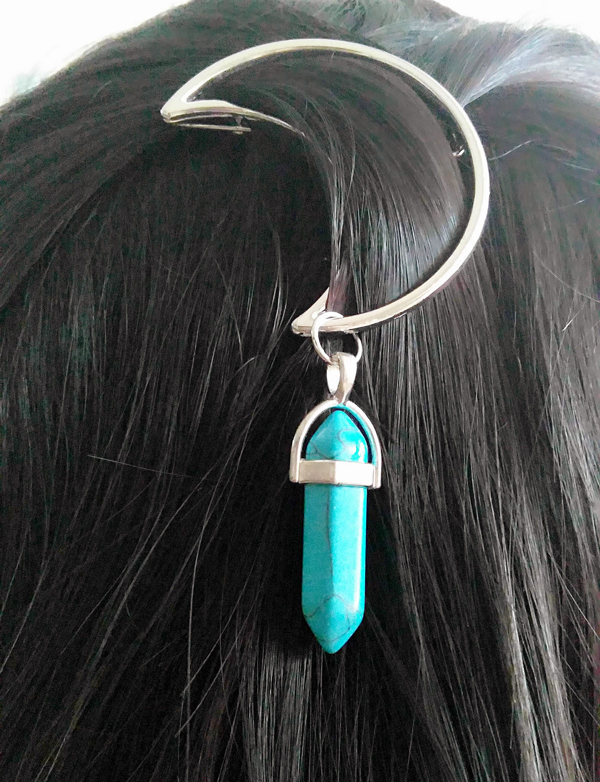 Moon hexagonal hairpin - 𝓢𝓱𝓸𝓹𝓵𝓮𝓬𝔂