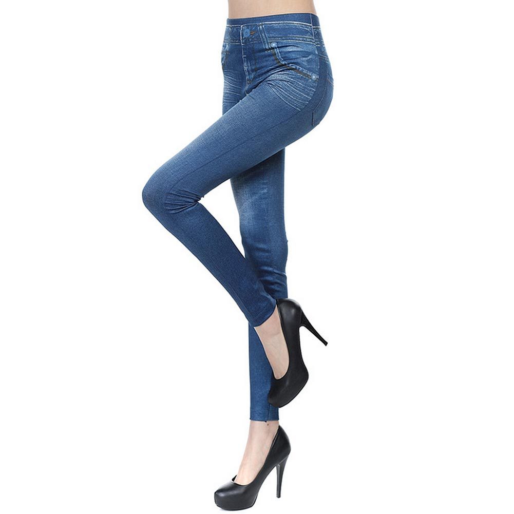 High Waisted Jeggings - Denim Leggings - 𝓢𝓱𝓸𝓹𝓵𝓮𝓬𝔂