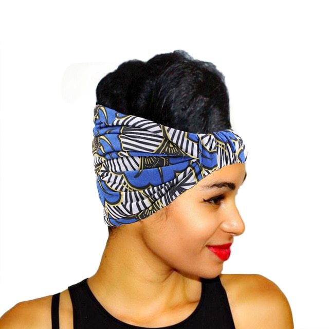 African Pattern Print Headband For Women Twist Style - 𝓢𝓱𝓸𝓹𝓵𝓮𝓬𝔂