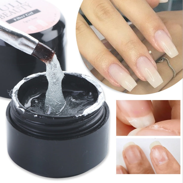 Creacked Repair Glue Nail Fiber Silk Extension Gel Fiberglass Poly UV Builder Gel Polish Manicure Art Prolonged Tool - 𝓢𝓱𝓸𝓹𝓵𝓮𝓬𝔂