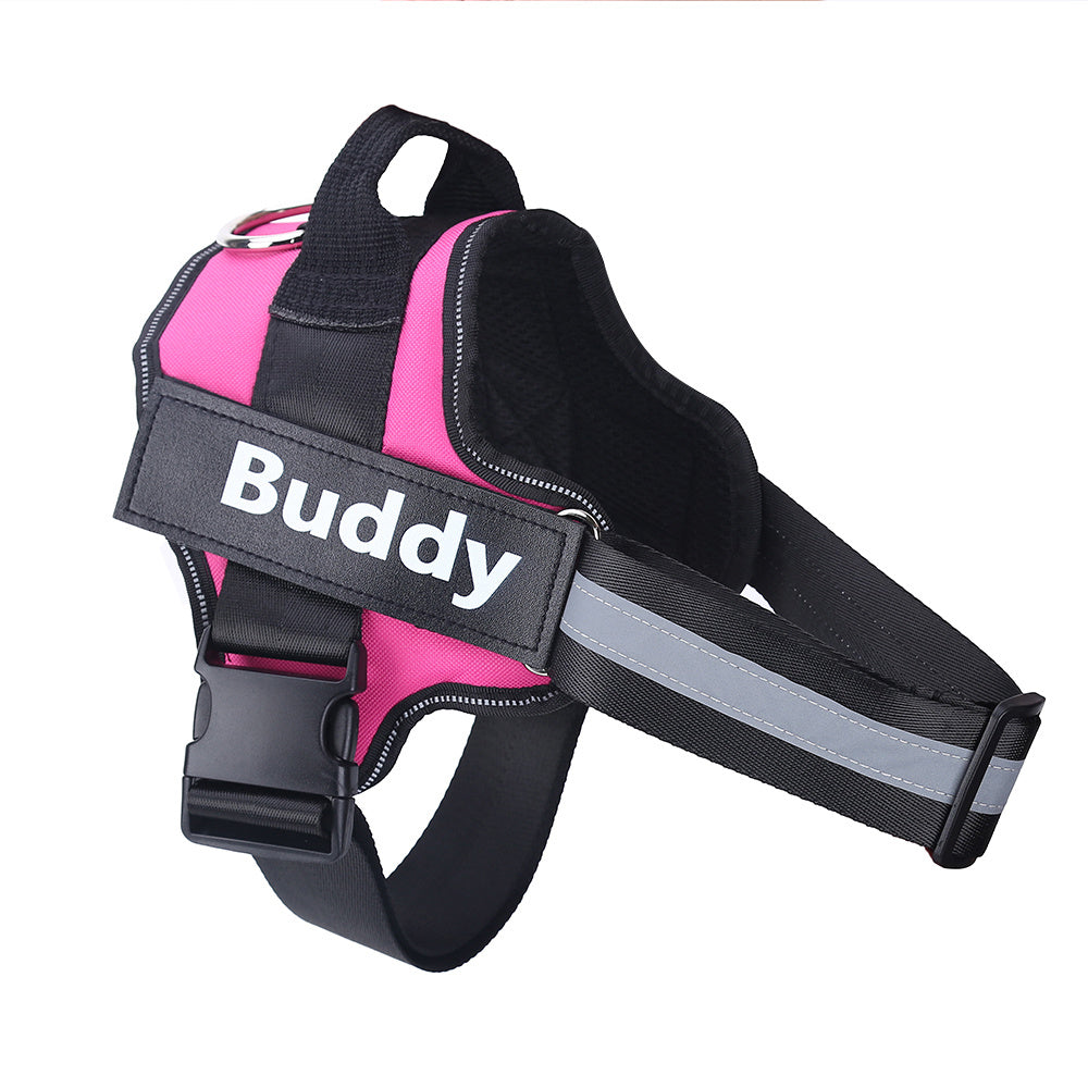 Personalized Dog Harness NO PULL Reflective Breathable Adjustable Pet Harness Vest For Small Large Dog Custom Patch Pet Supplies - 𝓢𝓱𝓸𝓹𝓵𝓮𝓬𝔂