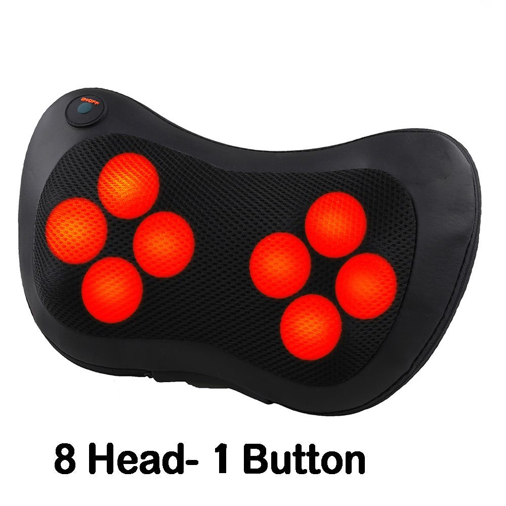 Neck Massager Home Car Neck Cervical Massage Electric Multifunctional Massage Pillow Waist Back Relaxation Device - 𝓢𝓱𝓸𝓹𝓵𝓮𝓬𝔂