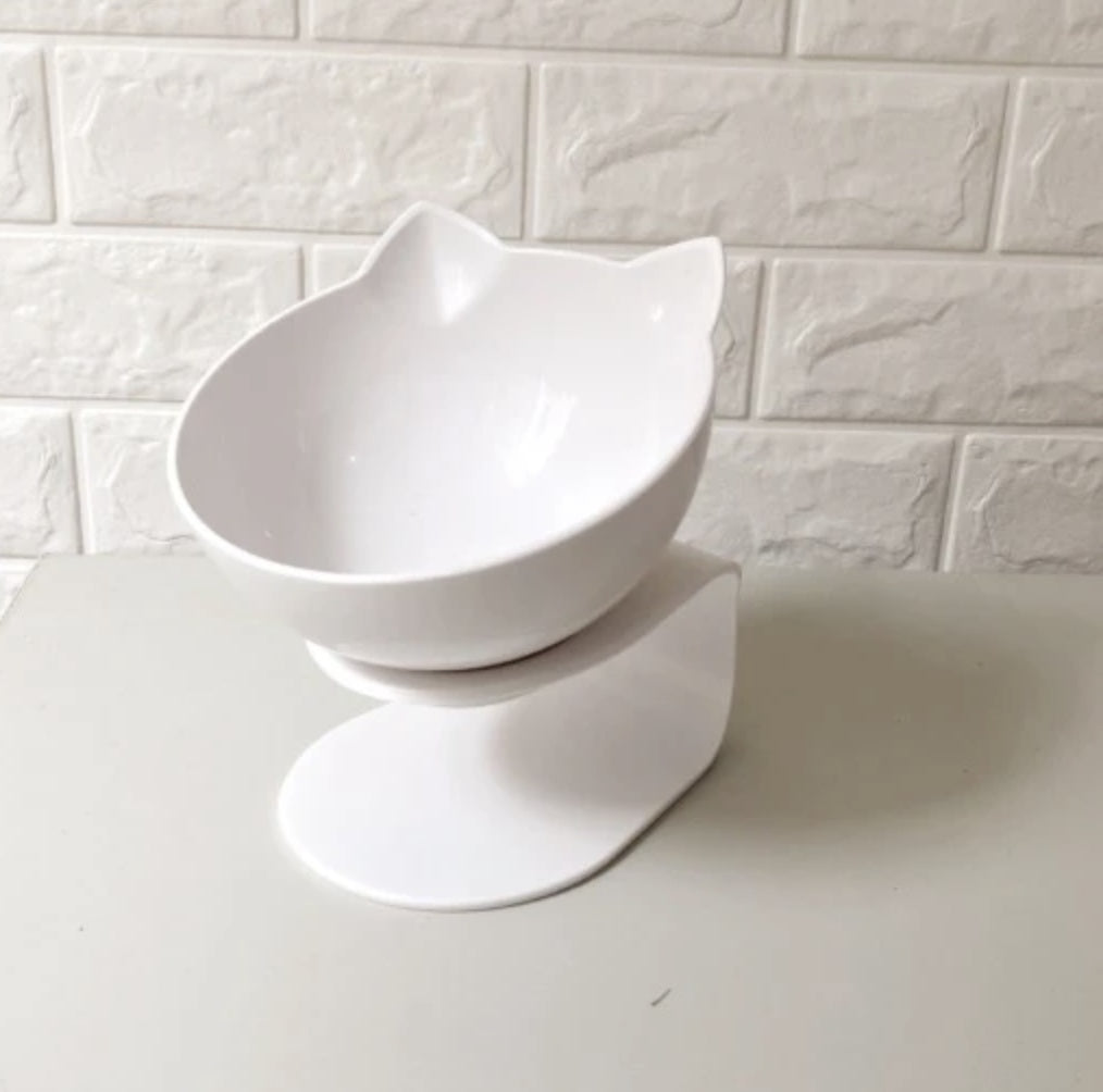 Cat Double Bowl Cat Food Bowl Protects Cervical Vertebra - 𝓢𝓱𝓸𝓹𝓵𝓮𝓬𝔂