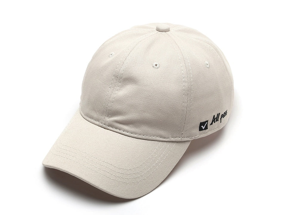 Soft top cap with side letter embroidery - 𝓢𝓱𝓸𝓹𝓵𝓮𝓬𝔂