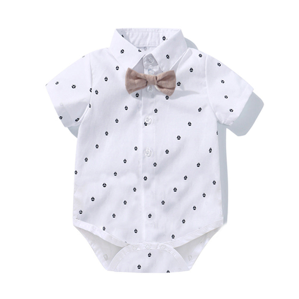 Printed Romper Baby Triangle Romper - 𝓢𝓱𝓸𝓹𝓵𝓮𝓬𝔂