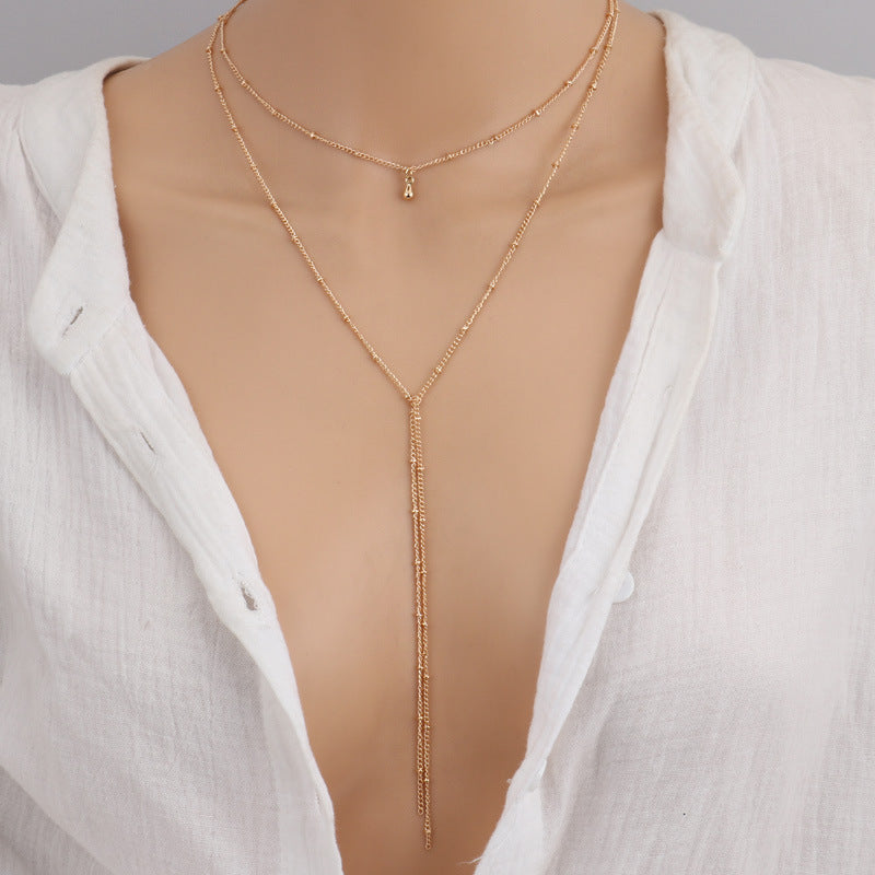 Simple necklace retro clavicle necklace - 𝓢𝓱𝓸𝓹𝓵𝓮𝓬𝔂