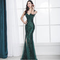 Fishtail Long Summer Sequins Sling Evening Dress Banquet - 𝓢𝓱𝓸𝓹𝓵𝓮𝓬𝔂