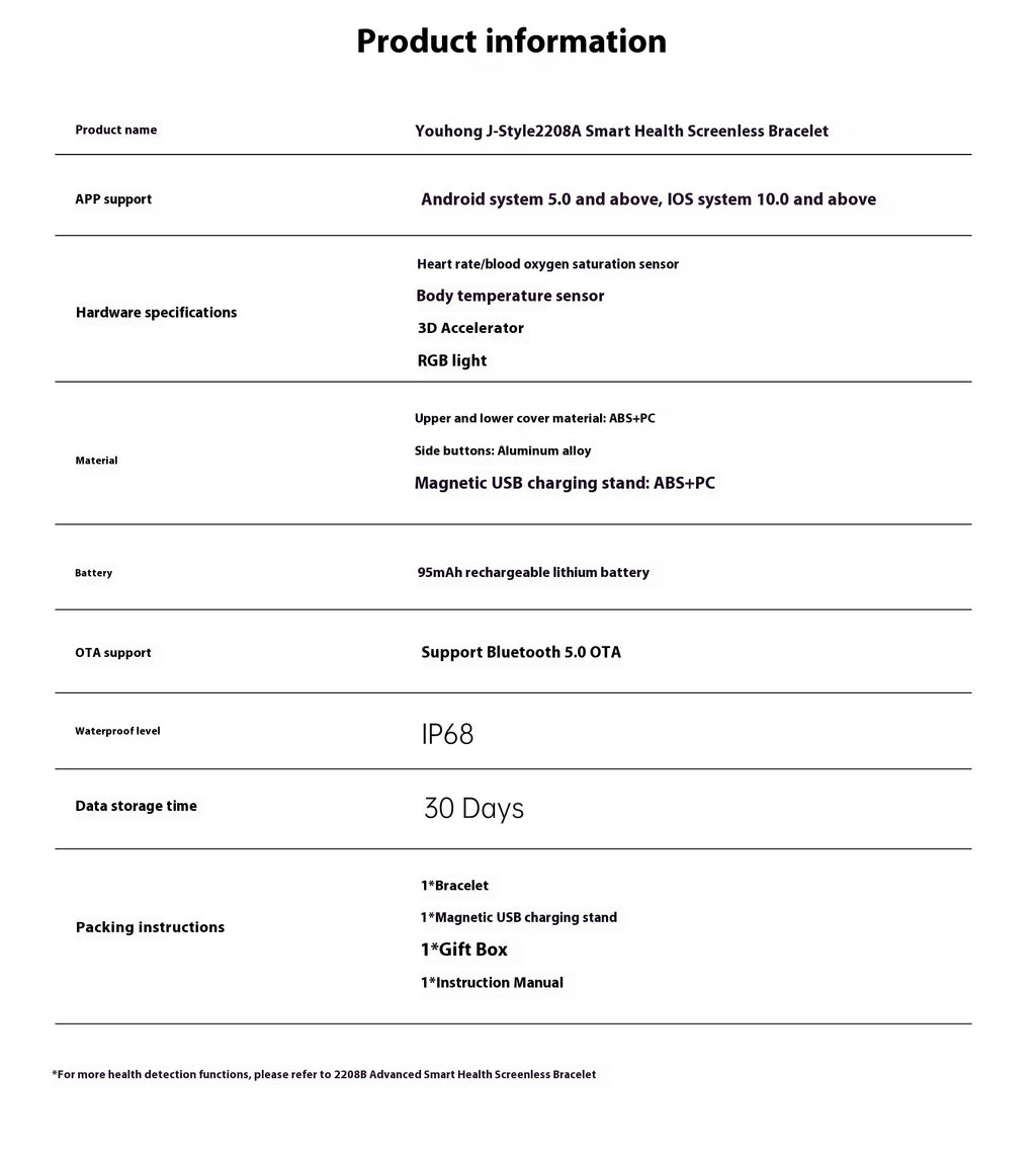 Smart Watch Smart Bracelet Sports Heart Rate