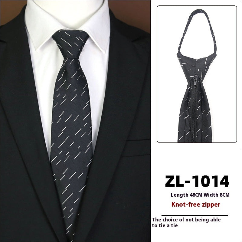 Men's Formal Wear Business Zipper Tie-free - 𝓢𝓱𝓸𝓹𝓵𝓮𝓬𝔂