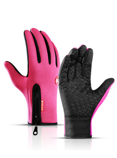 Winter Gloves Touch Screen Riding Motorcycle Sliding Waterproof Sports Gloves With Fleece - 𝓢𝓱𝓸𝓹𝓵𝓮𝓬𝔂