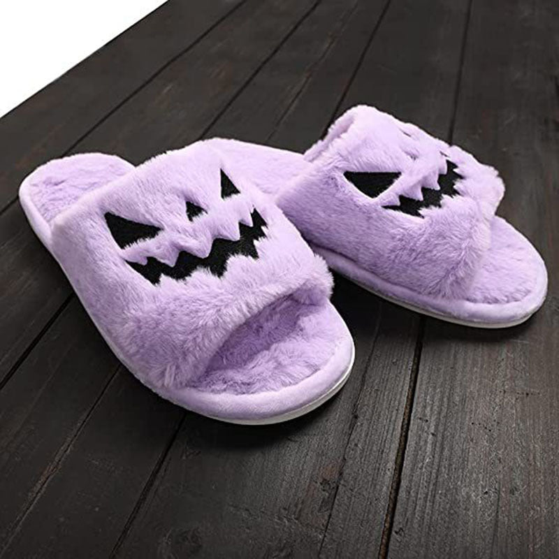 Halloween Shoes Winter Cute Warm Home Slippers Women - 𝓢𝓱𝓸𝓹𝓵𝓮𝓬𝔂