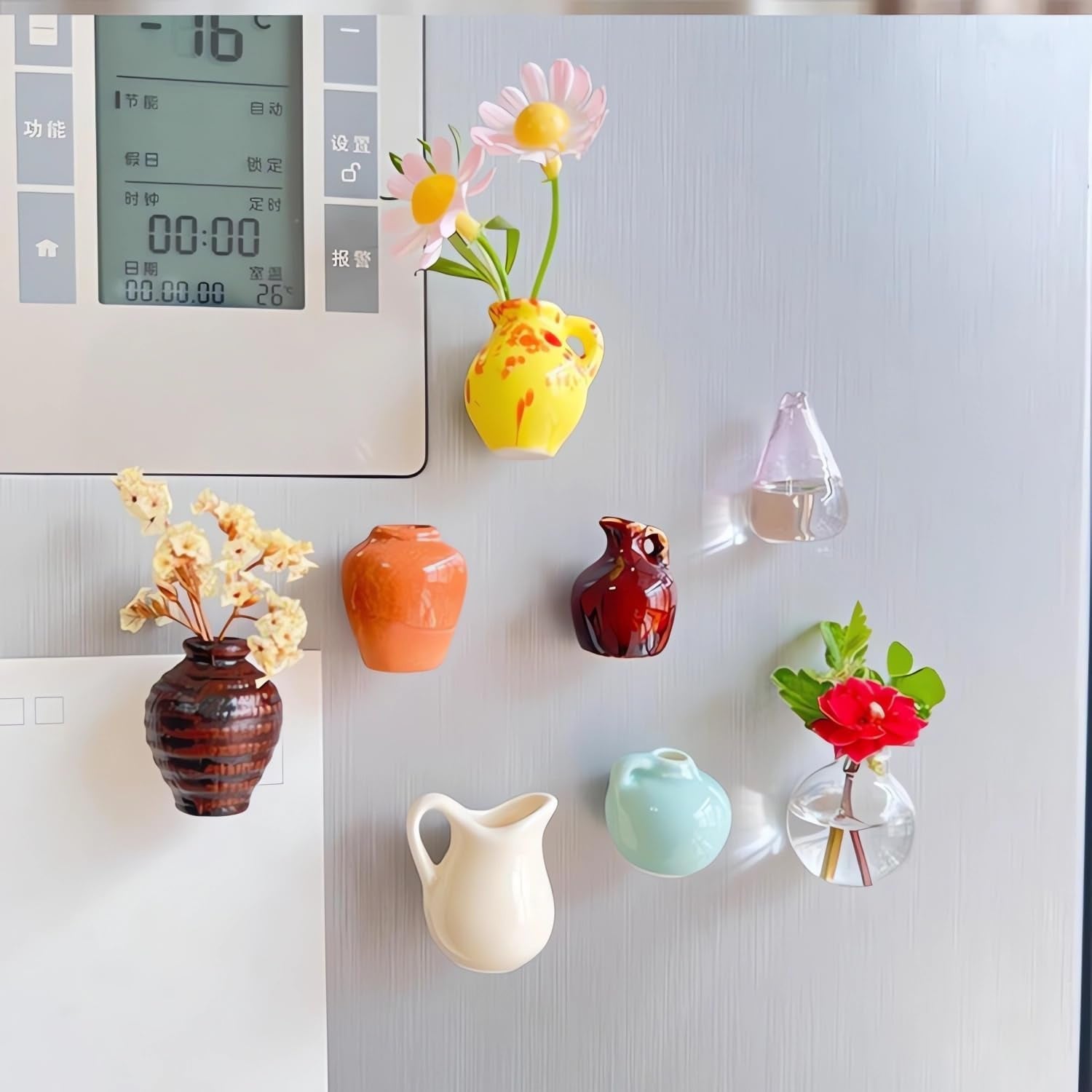 Mini Vase Refridgerator Magnets Domestic Ornaments - 𝓢𝓱𝓸𝓹𝓵𝓮𝓬𝔂
