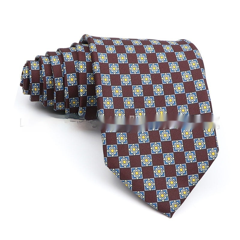 Business Polyester Men's Printed Workplace Tie - 𝓢𝓱𝓸𝓹𝓵𝓮𝓬𝔂