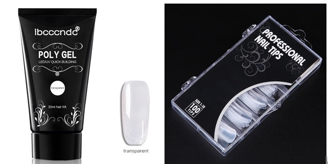 Painless And Rapid Extension Of Crystal Glue100-piece Boxed With Scaled Nail Crystal - 𝓢𝓱𝓸𝓹𝓵𝓮𝓬𝔂