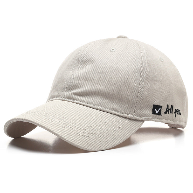 Soft top cap with side letter embroidery - 𝓢𝓱𝓸𝓹𝓵𝓮𝓬𝔂