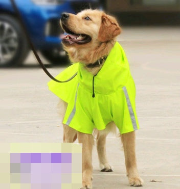 Spring and summer new dog raincoat waterproof cape dog reflective raincoat large dog raincoat - 𝓢𝓱𝓸𝓹𝓵𝓮𝓬𝔂