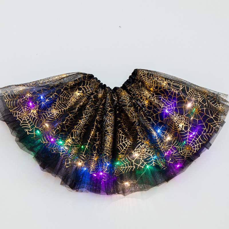 Magical & Luminous  LED Princess Halloween Tutu Skirt Sequins Shiny Skirt - 𝓢𝓱𝓸𝓹𝓵𝓮𝓬𝔂