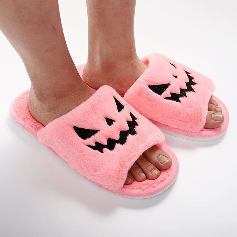 Halloween Shoes Winter Cute Warm Home Slippers Women - 𝓢𝓱𝓸𝓹𝓵𝓮𝓬𝔂