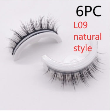 Reusable 3D Mink Lashes Natural False Eyelashes Self Adhesive Fake Glue Free Makeup Eyelash Extension Silk - 𝓢𝓱𝓸𝓹𝓵𝓮𝓬𝔂