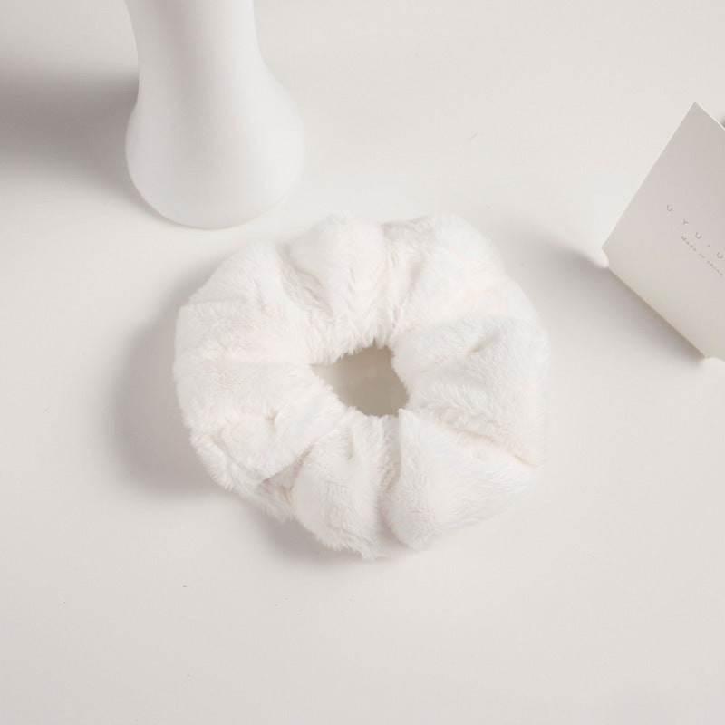 Girly cute plush large intestine hair tie hair rope - 𝓢𝓱𝓸𝓹𝓵𝓮𝓬𝔂