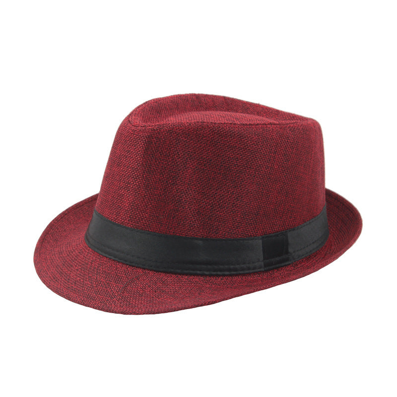 Fashion Personality Linen Top Hat Men - 𝓢𝓱𝓸𝓹𝓵𝓮𝓬𝔂