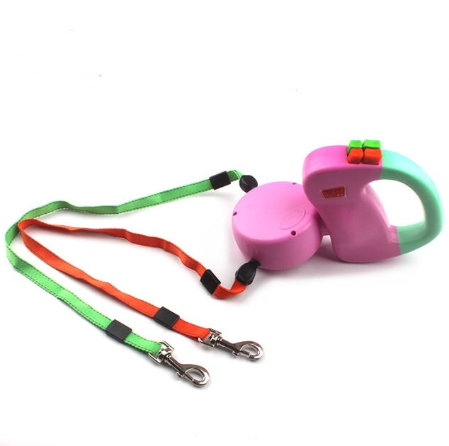 Retractable Dual Pet Dog Walking Leash - 𝓢𝓱𝓸𝓹𝓵𝓮𝓬𝔂