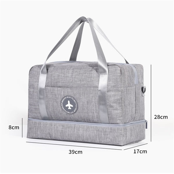 Dry And Wet Separation Travel Bag Tourism Fitness Storage Pouch Women's Clothes Shoes Daily Necessities Duffle Package Supplies - 𝓢𝓱𝓸𝓹𝓵𝓮𝓬𝔂