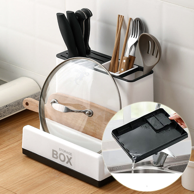 Tableware Storage Holders Kitchen Knife Plastic Storages Racks For Kitchen Convenience Cabinet Kitchen Gadgets - 𝓢𝓱𝓸𝓹𝓵𝓮𝓬𝔂