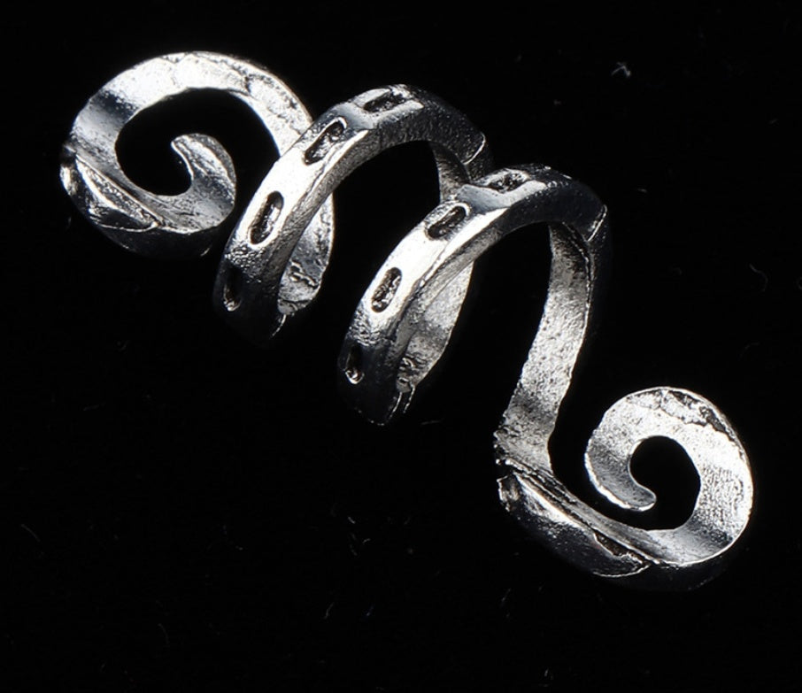 Silver Viking Spiral hair braid - 𝓢𝓱𝓸𝓹𝓵𝓮𝓬𝔂