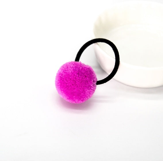 Korean candy color children's hair ball hair ring color tie hair band no seams do not hurt hair rope baby hair rope - 𝓢𝓱𝓸𝓹𝓵𝓮𝓬𝔂