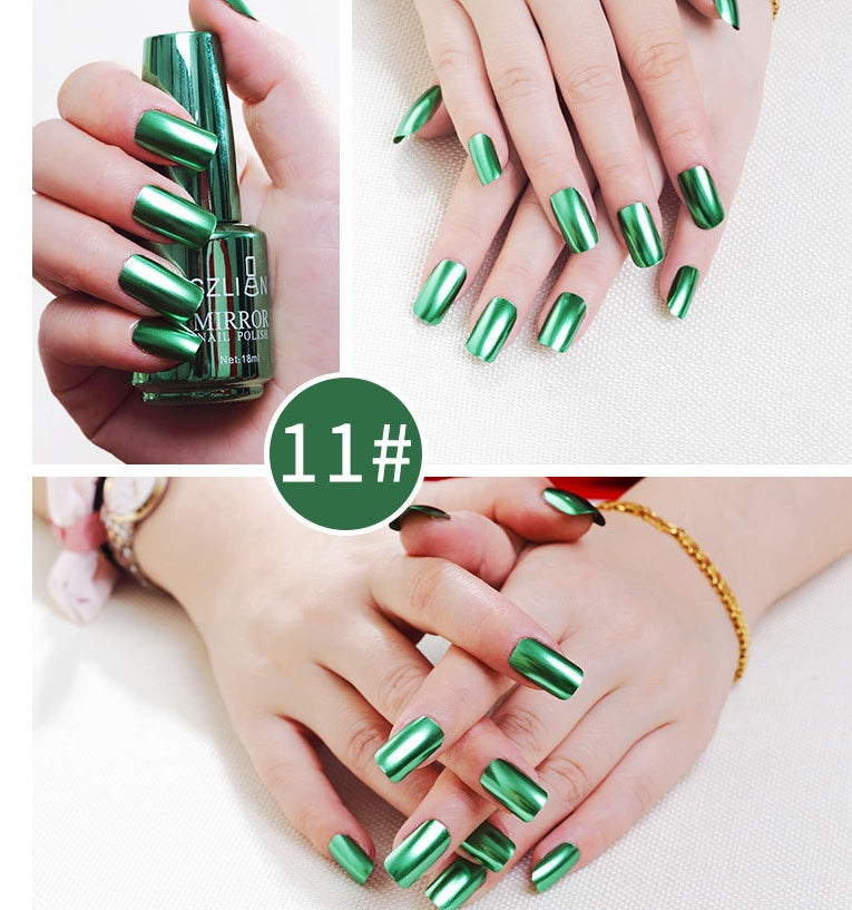 Mirror Silver Nail Polish - 𝓢𝓱𝓸𝓹𝓵𝓮𝓬𝔂