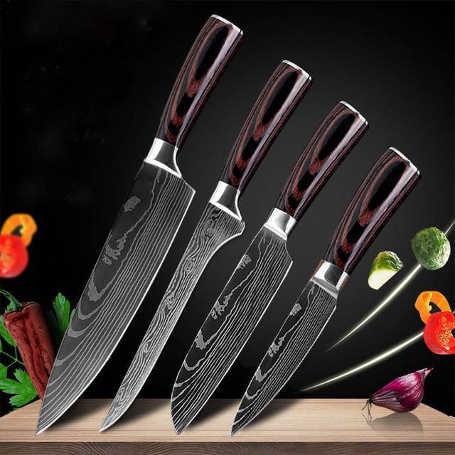 Carpenter's Special Set 6-piece Set 8-piece Set Knife Chef Knife Kitchen Knife Cooking - 𝓢𝓱𝓸𝓹𝓵𝓮𝓬𝔂